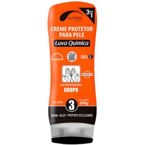 Creme Protetor Luva Química Nutriex Bisnaga 200g