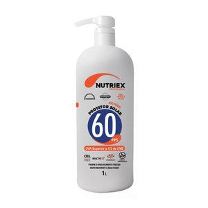 Protetor Solar Nutriex Profissional FPS 60 1/3 UVA 1 Litro