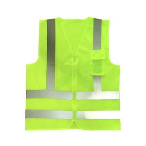 Colete Refletivo Volk com 1  Bolso Amarelo Fluor - TAM G (9)