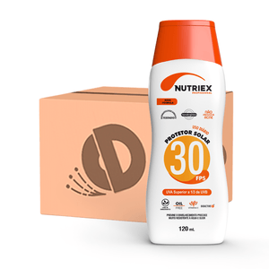 Kit 24 un Protetor Solar Nutriex Bisnaga 120g FPS 30 UV - 24 Unidades